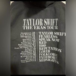 Taylor Swift The Eras Tour sweatshirt new only tried on